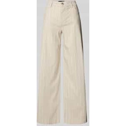 Broek met wijde pijpen en steekzakken