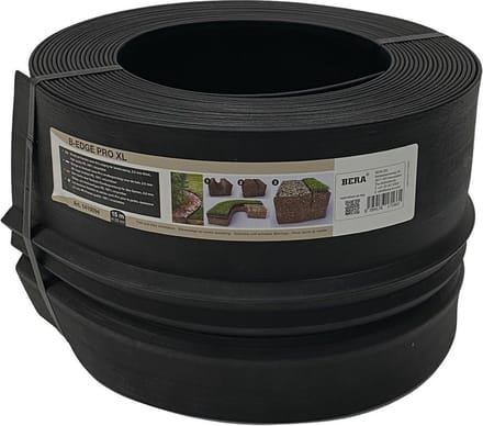 BERA Professionele kunststof Randbegrenzing B-Edge PRO XL 15m - Zwart