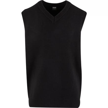 Urban Classics - Knitted Gilet - 4XL - Zwart