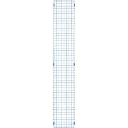 Gaaselement, van staal, B 350 x H 2086 mm, blauw