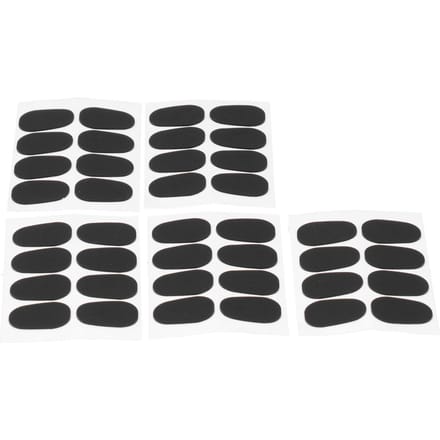 40 Stuks Mondstuk Kussens Patches Pads Accessoire voor Alto Tenor Saxofoon Klarinet Zwart 0.8mm gray