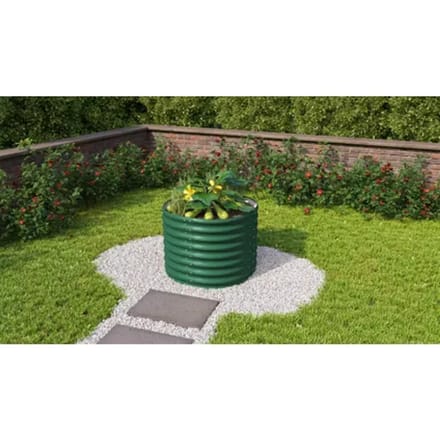 Vitavia Plantenbak Vita - Zeewier - Metaal - 82,1x82,1x63cm