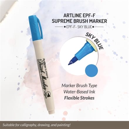 MARKER BRUSH ARTLINE BRUSHMARKER SKY BLAUW