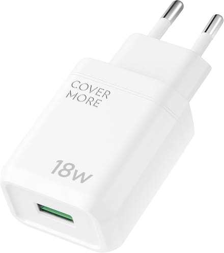 18w usb Adapter met quick charge 3.0 - Snel oplader geschikt voor android smartphone, tablet, accessoires - Compact - Gecertificeerd - Wit