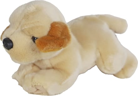 Boony Natural Decoration Pluche Labrador Liggend - Kleur: Blond - 20 cm