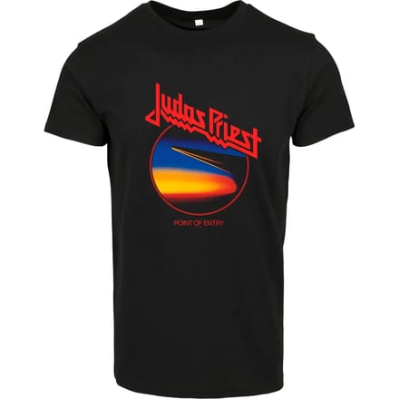 Urban Classics Heren Tshirt -XS- Point Of Entry Anniversary Zwart