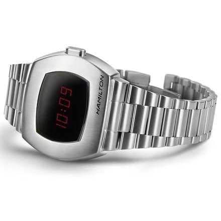 Hamilton American Classic PSR digitaal quartz H52414130 100M herenhorloge zwart