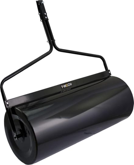 Tuinwals - zwart - 120 l - inklapbaar handvat