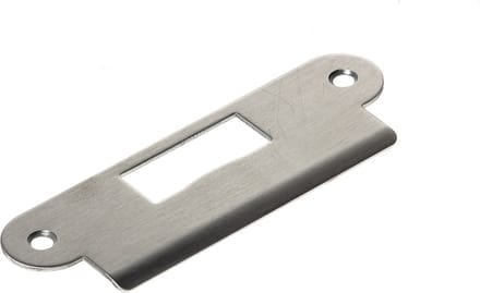 Sluitplaat roestvaststaal met lip zelfsluitende dagschoot din 118x40x1,5