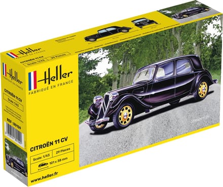 Heller - 1/43 Citroen 11 Cvhel80159 - modelbouwsets, hobbybouwspeelgoed voor kinderen, modelverf en accessoires