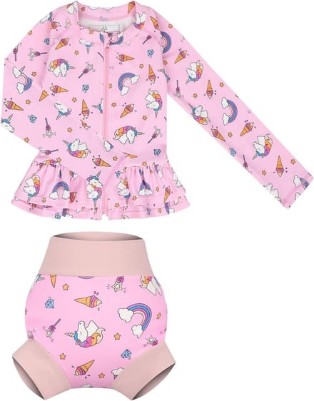 Allecto plus - Tweedelig badpak baby's jongens meisjes uv-bescherming