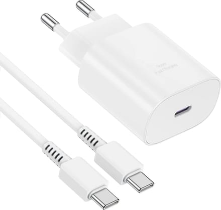 USB C naar USB C Kabel met USB C Adapter - 30W - Voor GSM, Tablet, Telefoon, Smartphone, Powerbank