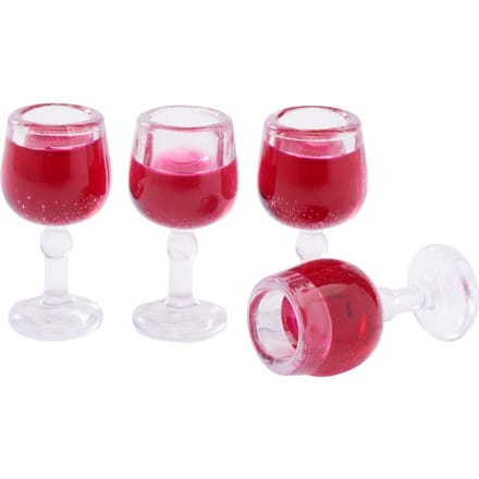 Miniatuur wijnglas