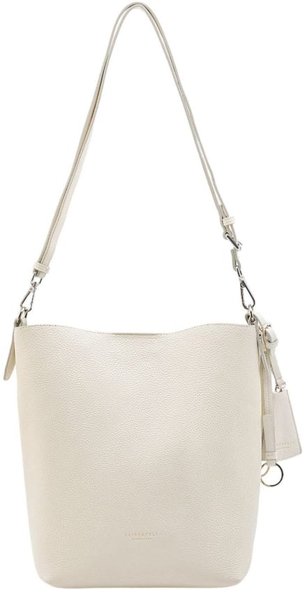 SEIDENFELT MANUFAKTUR schoudertas Lohja Hobo Bag Beige crème