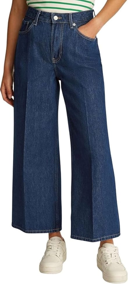 Tommy Hilfiger | Jeans wide leg | 7/8 lengte | Mid blue | Maat 33