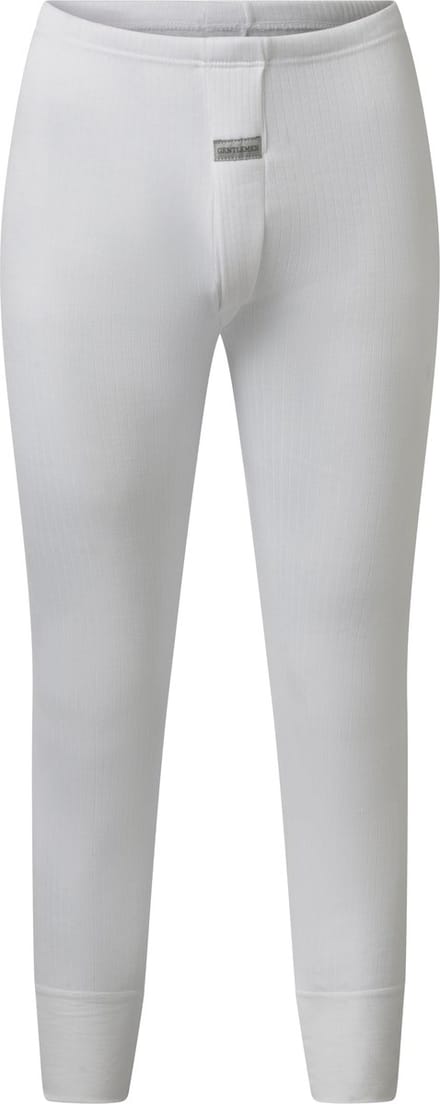 Gentlemen - heren thermobroek - 50% polyester en 50% modal - wit - maat S