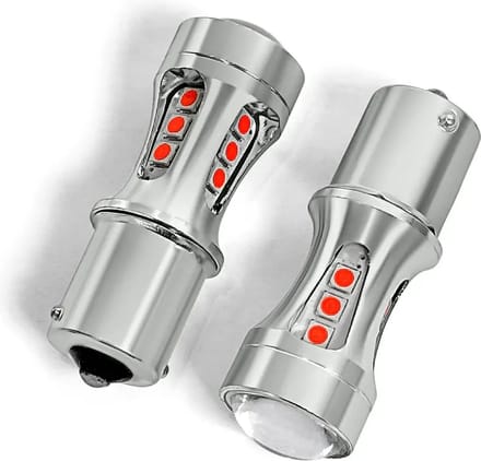 XEOD Pro Line Lampen set – P21W 1156 LED – 6000K Rood licht canbus – 2 stuks