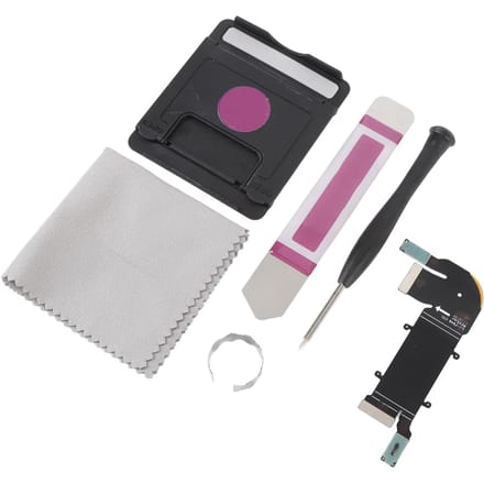 Câble Flex d'Axe de Rotation de Rechange avec Outils de Réparation Câble Flexible LCD Principal d'Axe de Rotation pour Galaxy Z white