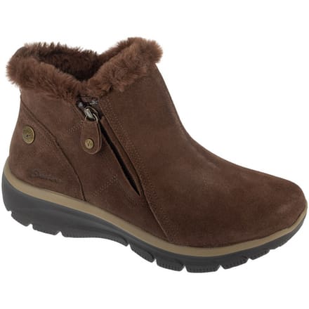 Skechers Easy Going dames gevoerde boot - Bruin - Maat 36