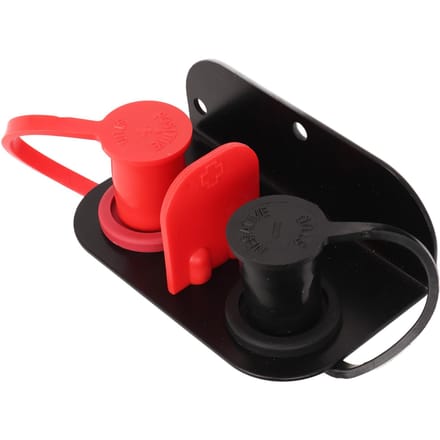Externe Accuklemmen met Waterdichte Doppen voor UTV ATV Auto Vrachtwagens RV Tractor Maaier Boot red