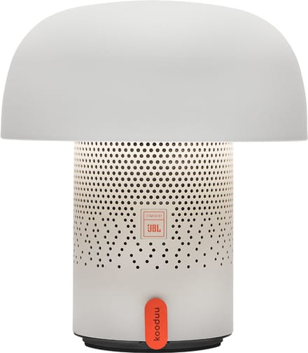 Kooduu Sensa Play - Draagbare Speaker Lamp - Krachtig Geluid - Dimbaar Licht - Cloudy White