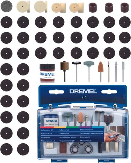Multifunctionele Accessoireset met 52 Dremel Multitool Accessoires