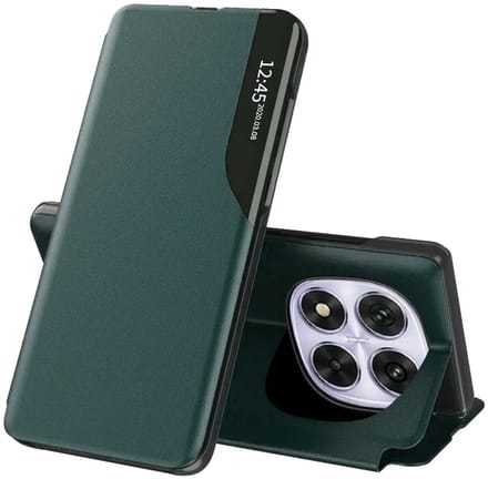 Hoesje geschikt voor Xiaomi Redmi Note 14 Pro 5G / Xiaomi Poco X7 - Techsuit eFold Book Case - Donkergroen