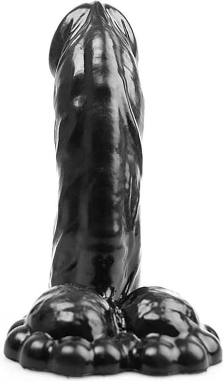 Bubble Toys - Vicious - Dildo - Zwart - PVC - 3 maten Large