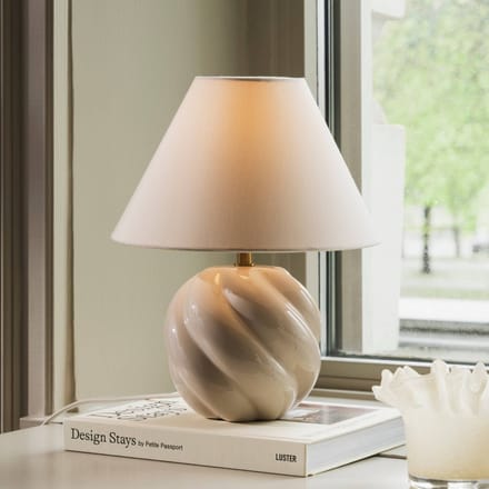 Globen Lighting tafellamp DAHLIA, beige/beige, hoogte 31 cm