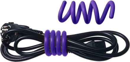bundel kabels met Cable Manager - set van 2 stuks Paars