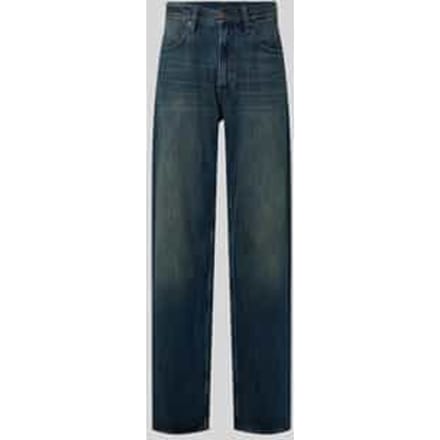 Wide fit jeans met steekzakken