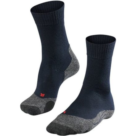 FALKE TK2 anti-blaar dik wol functioneel materiaal wandelsokken heren blauw - maat 44-45