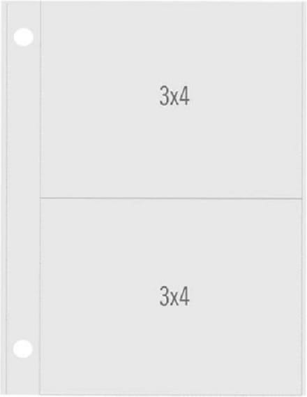Simple Stories SN@P! Pocket Page Refills Vertical 3x4/3x4 Inch (4086)