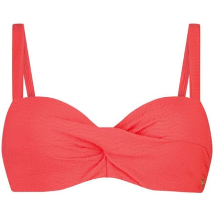 Ten Cate twisted bikini top sunset neon voor Dames | Maat 38E (75E)