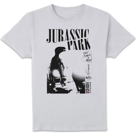Jurassic Park Isla Nublar Punk Men's T-Shirt - Wit - S