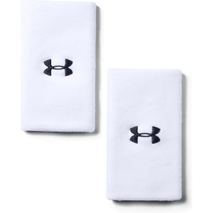 Under Armour 6'' Performance WB-WHT Unisex Zweetband - Wit - Zwart