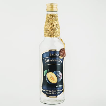 Bimberek - Decoratieve Fles - Hoogwaardig Glas - 500 ml - Voor Alcohol