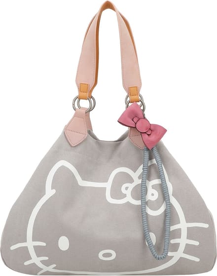 Fritzi aus Preußen Schoudertas Izzy Medium Limited Head Hello Kitty Shopper Kitty Stone Taupe