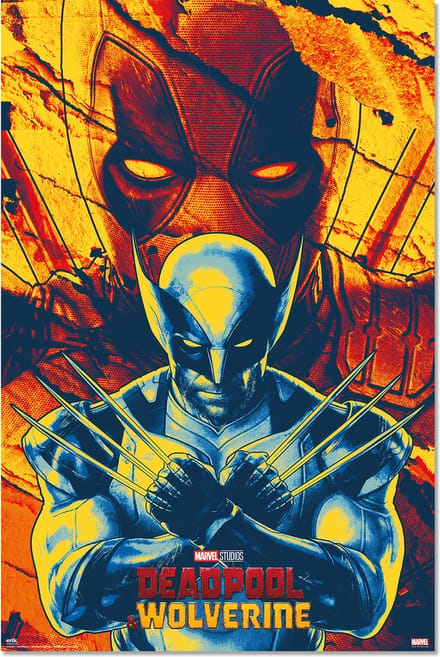 Deadpool & Wolverine poster - Marvel - Superhelden - Wade - Logan - Comics - Film - 61 x 91.5 cm