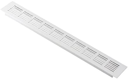 Wit Ventilatierooster Aluminium 400x60mm voor Optimale Ventilatie