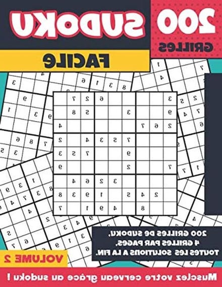 Sudoku Boek - Puzzelboek Spelletjes - Hersenen Trainen - 200 Grilles Facile - Groot Formaat - Niet Gespecificeerd