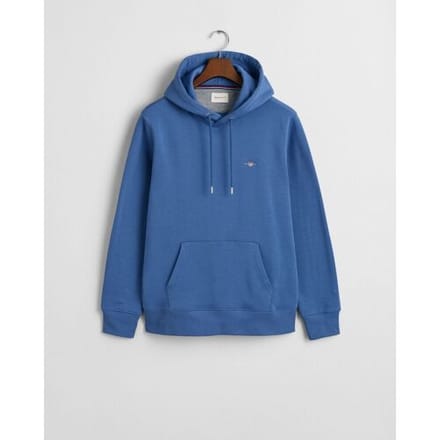 Gant Trui Shield Hoodie Subtle Logo Vintage Blue / male