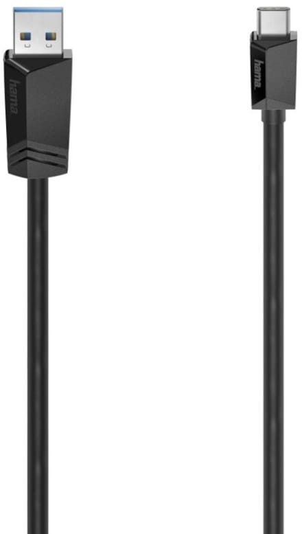 Hama USB-C-kabel USB-C-stekker - USB-A-stekker USB 3.2 Gen1 5 Gbit/s 1,50 M