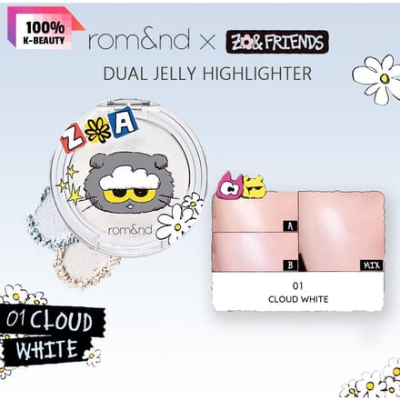 Romand rom&nd X ZO&FRIENDS DUAL JELLY HIGHLIGHTER white