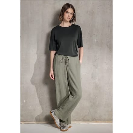 Mousseline broek Wide Legs