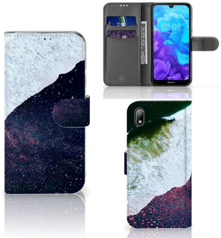Huawei Y5 (2019) Book Case Sea in Space