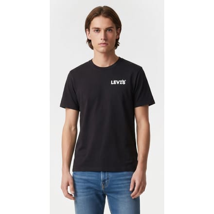 Levi's Relaxed Fit Graphic T-shirt Maat: L | Basic T-Shirts Outlet | Heren | Zwart