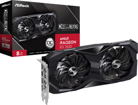 ASRock Radeon RX 7600 Challenger OC - 8GB GDDR6 RAM - Grafische kaarten