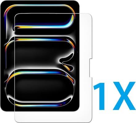 Screen protector Geschikt voor: Apple iPad Pro 11 - 2024 model - 11 inch Tablet Screenprotector 1x - glas - bescherm - beschermglas - ZT Accessoires