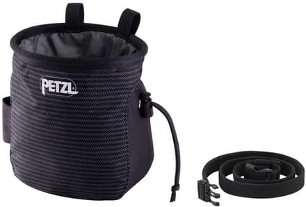 Petzl Saka Stripes Krijtzak Zwart